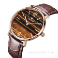 316L Stainless steel Gemstone Lover's Wrist Watch